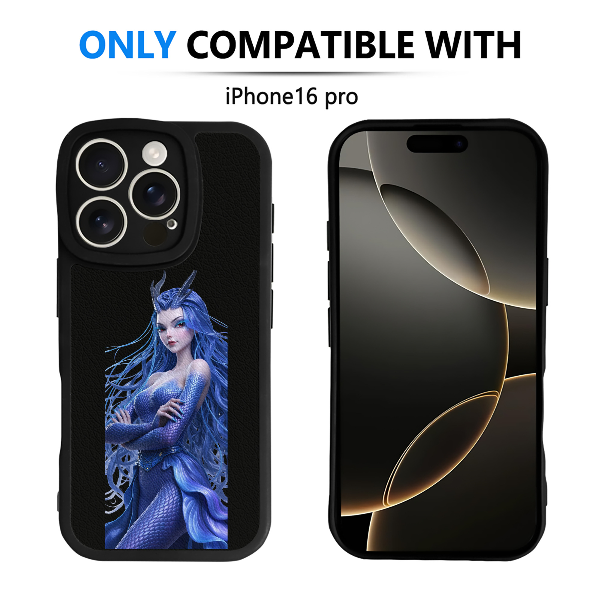 （画像用） Ne Zha 2 ナタ 魔童の大暴れ 【iPhone 16シリーズ対応】シリコンスマホケース（レザー調） 材質：シリコン